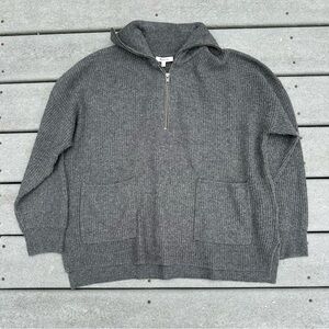 Glenbrook Merino Wool Blend Half Zip Sweater size Large